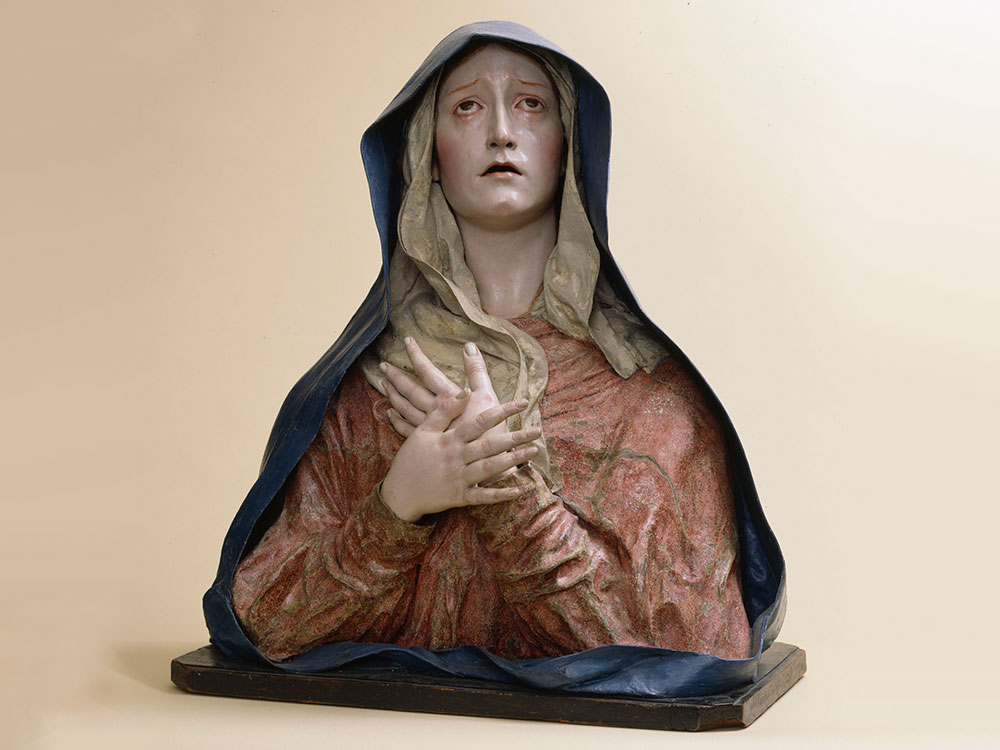 sculpture of the Virgin Mary